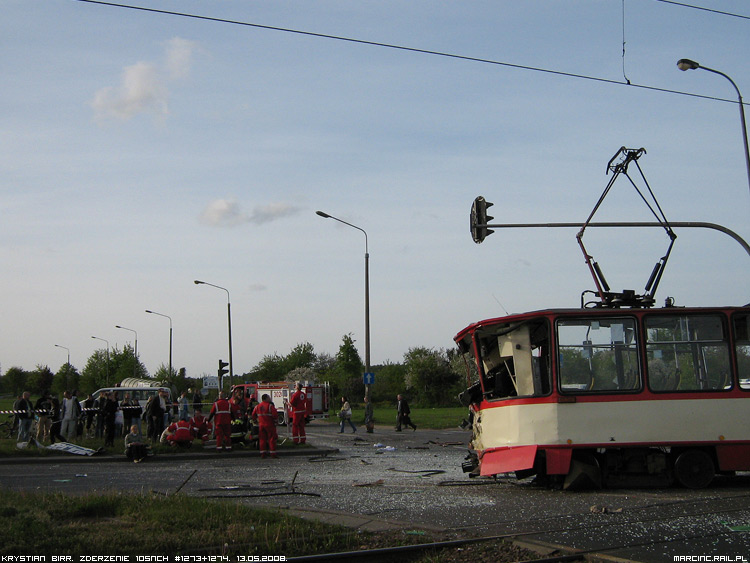 Zderzenie 105NCh #1273+1274