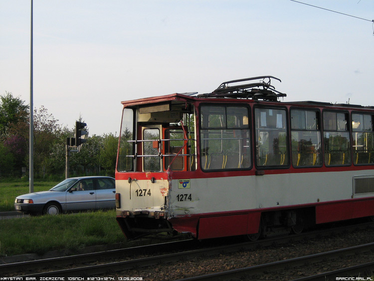 Zderzenie 105NCh #1273+1274