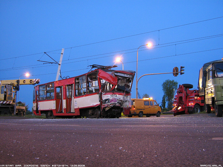 Zderzenie 105NCh #1273+1274